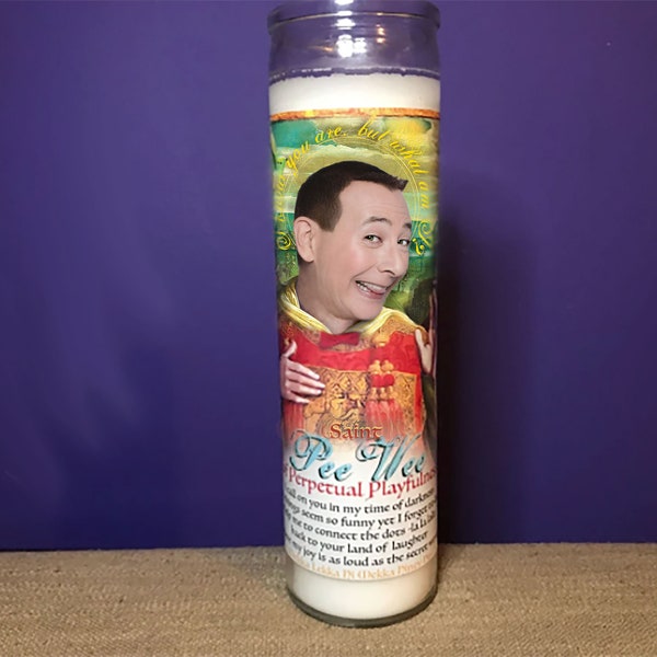 Pee Wee Herman Prayer Candle