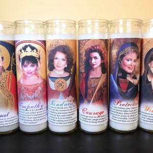 Gestaltung von Frauen Gebetskerze 6er-Set