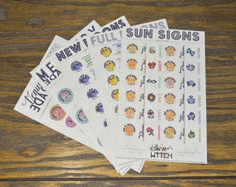 2026 Astrology Sticker Pack