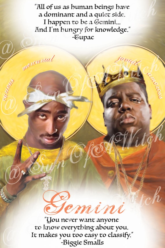 GEMINI: Tupac & Biggie Guardian Angel Prayer Candle - Etsy