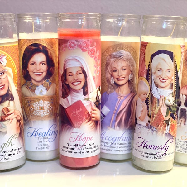 Steel Magnolias Prayer Candle Set of 6