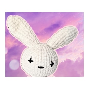 Bad Bunny Crochet Bunny HEAD ONLY