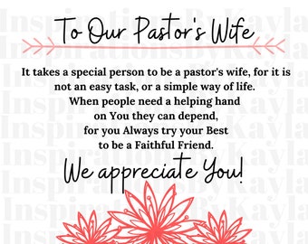 Pastor's Wife Appreciation Day 2021 Pastor's Wife Appreciation Card Pastor Wife Appreciation - Etsy Pastor's Wife Appreciation Day 2021 Pastor's Wife Appreciation Card Pastor Wife Appreciation - Etsy