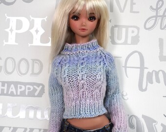 Sweater for Smartdoll, Dollfie Dream, slim SD 1/3, shirt, cropped shirt, top, sweater, sweater