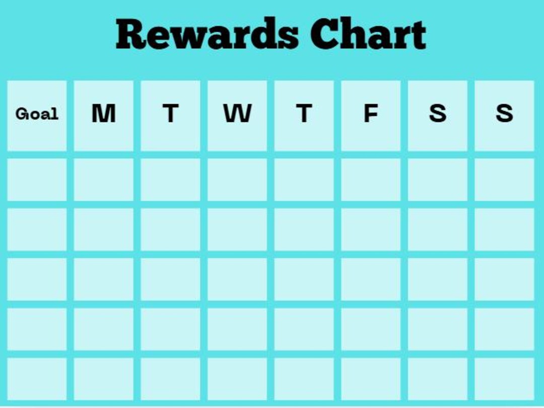 Kids Achievement Chart - Etsy