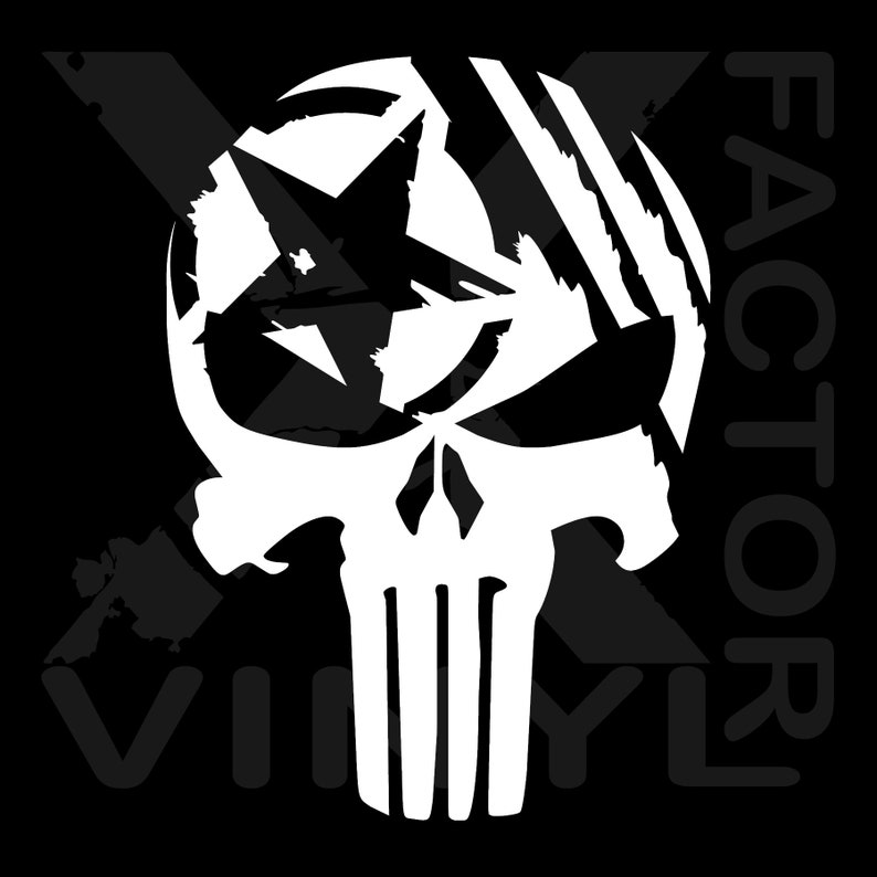 Chevrolet Chevy Camaro Punisher Skull Vinyl Decal 3 SiZeS 12 CoLoRs Camaro SS