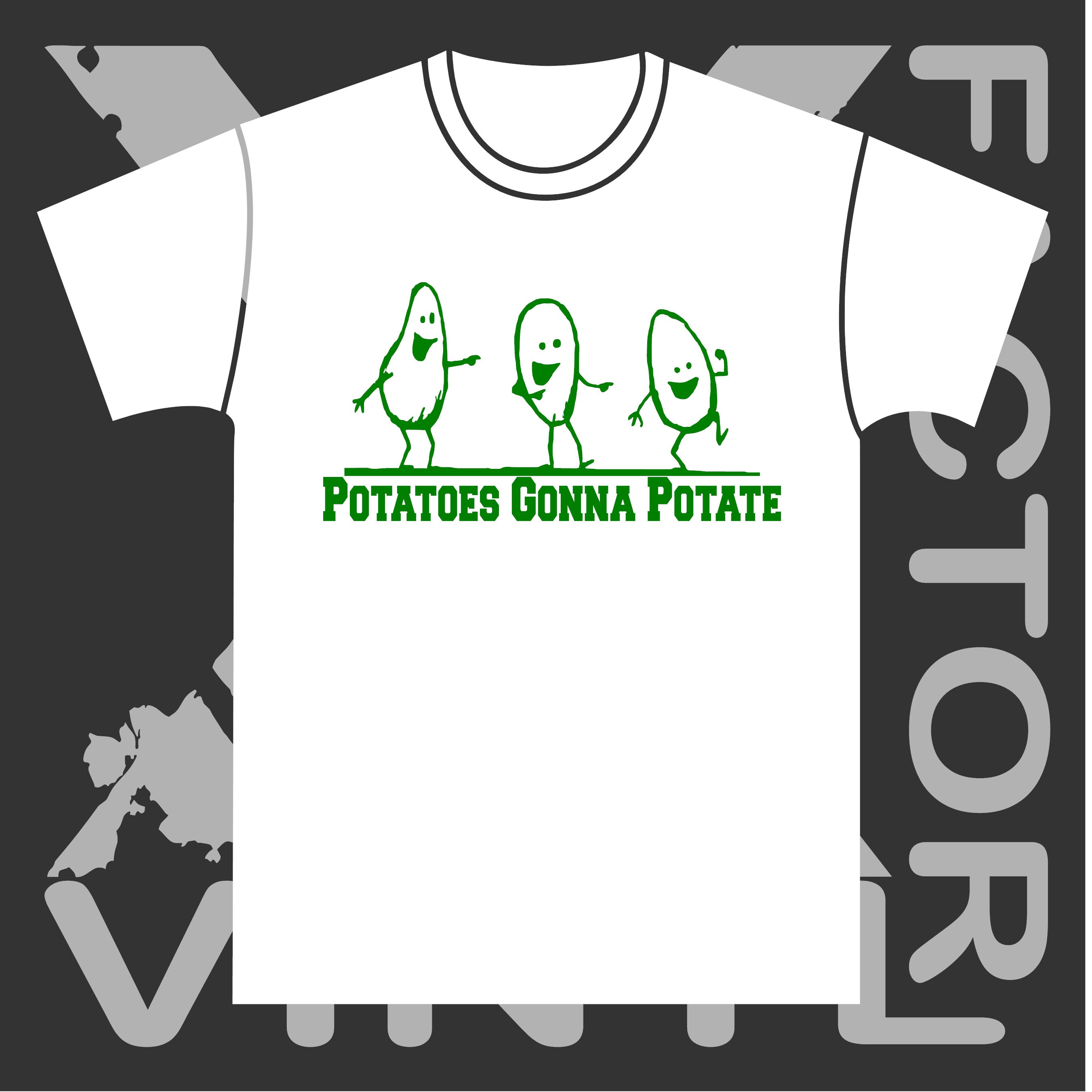 Potatoes Gonna Potate Tshirt Haters Are Always Going to Hate Etsy