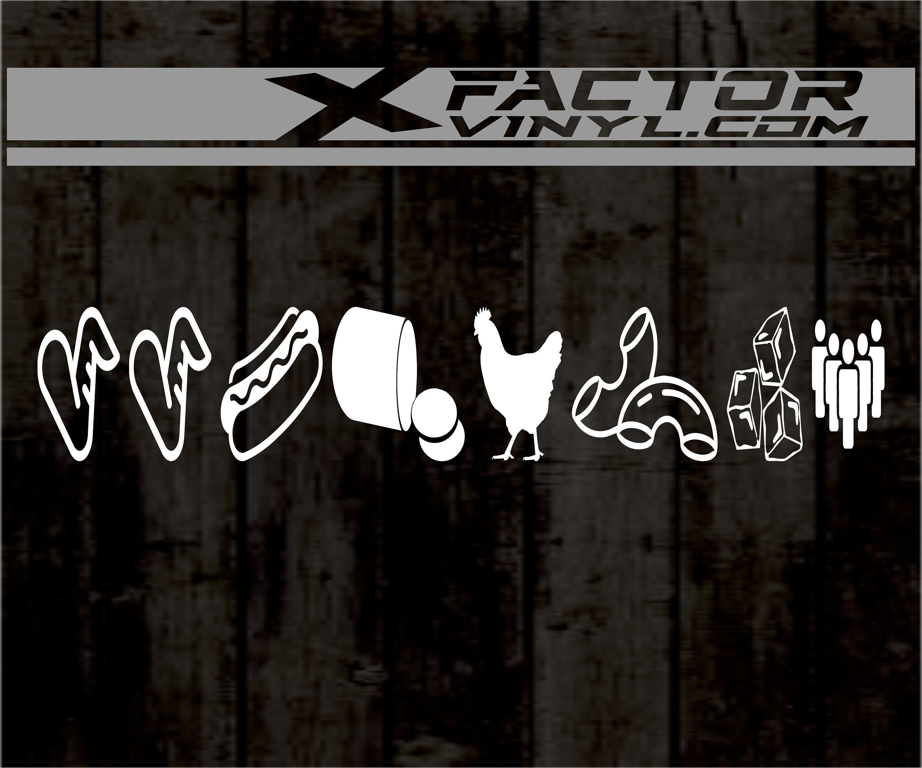 Chicken Wing Chicken Wing Hotdog and Bologna Chicken and Etsy Canada