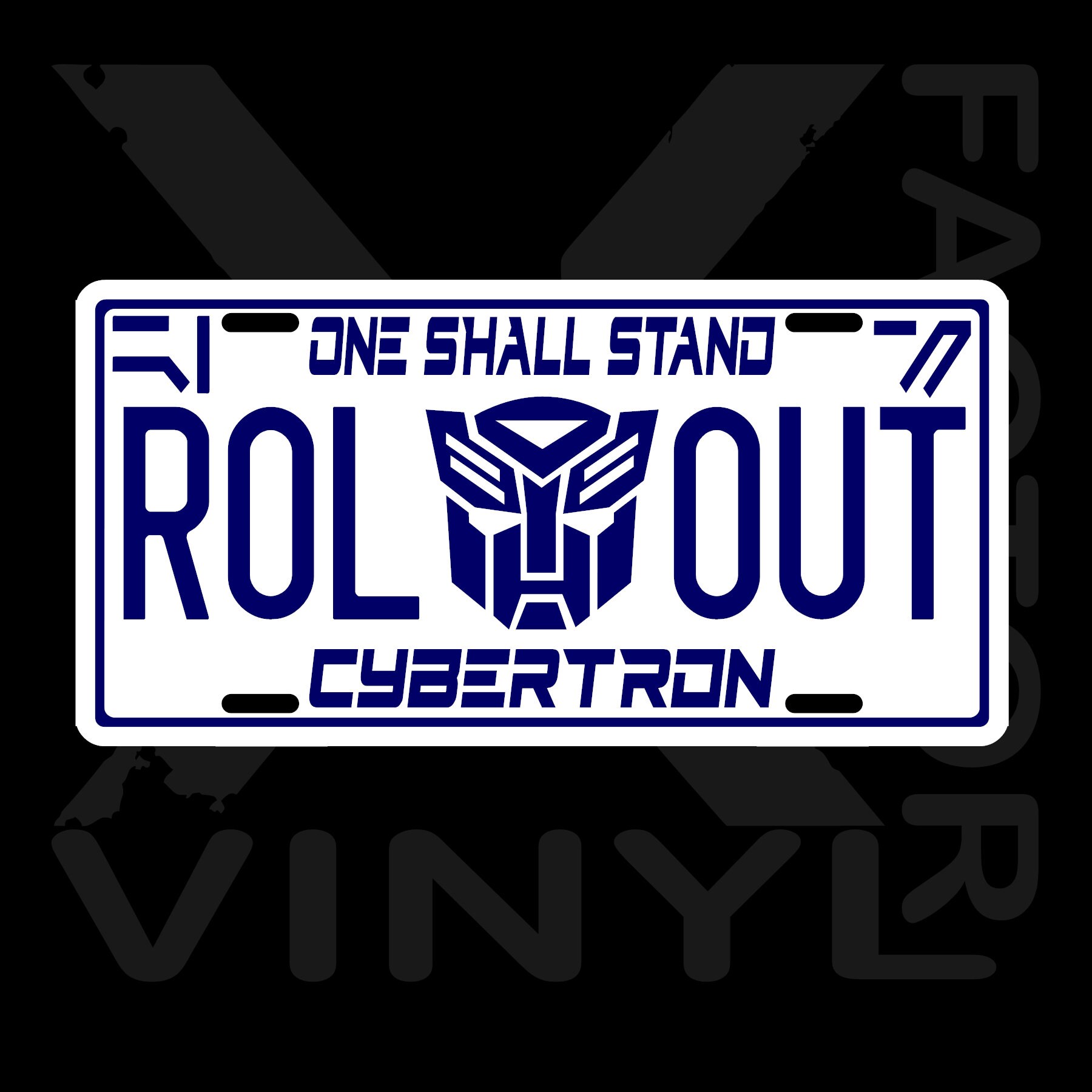 Transformatoren Autobots Optimus Prime Metall Nummernschild Etsy