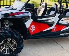 Polaris RZR Punisher Skull Dicut Vinyl Decal 3 SIZES 14 COLORS - Etsy ...