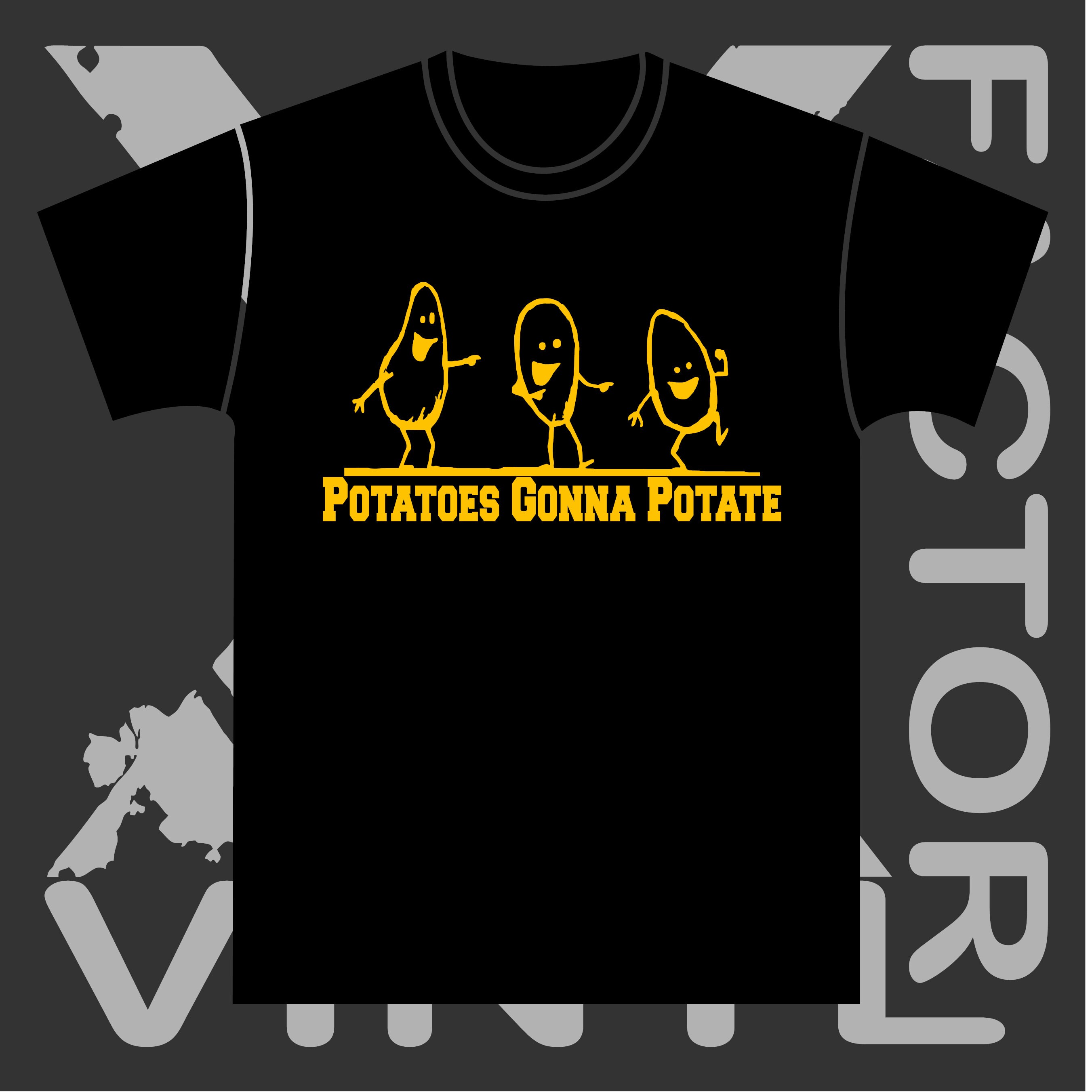 Potatoes Gonna Potate Tshirt Haters Are Always Going to Hate Etsy