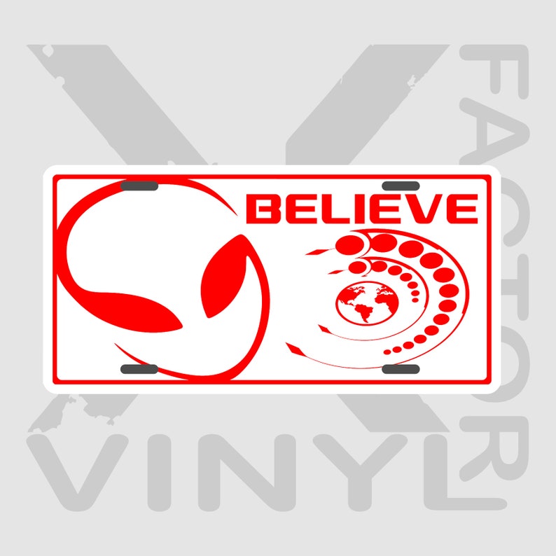 Area 51 Alien UFO Crash Roswell believe Metal License Plate. Etsy