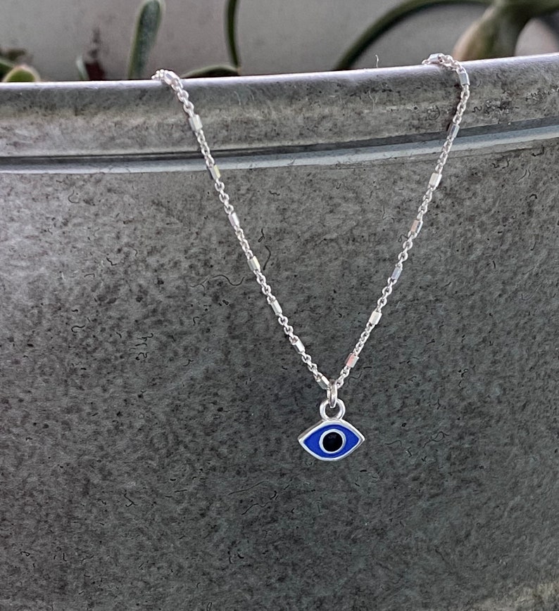 Evil Eye Anklet Sterling Silver Ankle Bracelet Anklet Etsy