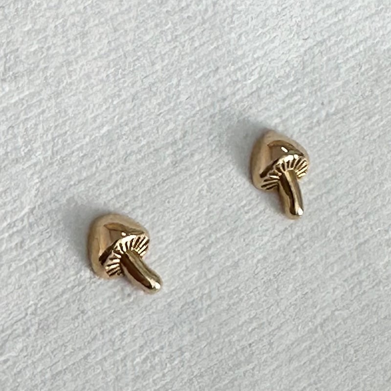 Quirky mushroom earrings