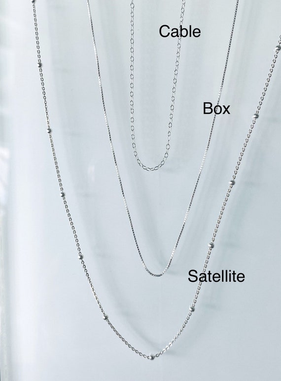 Silver cable chain discount