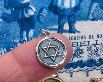 Sterling Silver Star of David Necklace - Tiny Jewish Star, Religious Necklace, Layering, Jewish Faith, Hanukkah, Judaism Gift, Bat Mitzvah