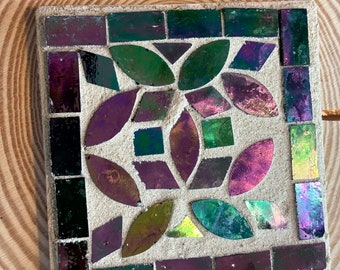 4x4 Mosaic Tile/Trivet/Coaster for Incense Burner or Hot Coffee