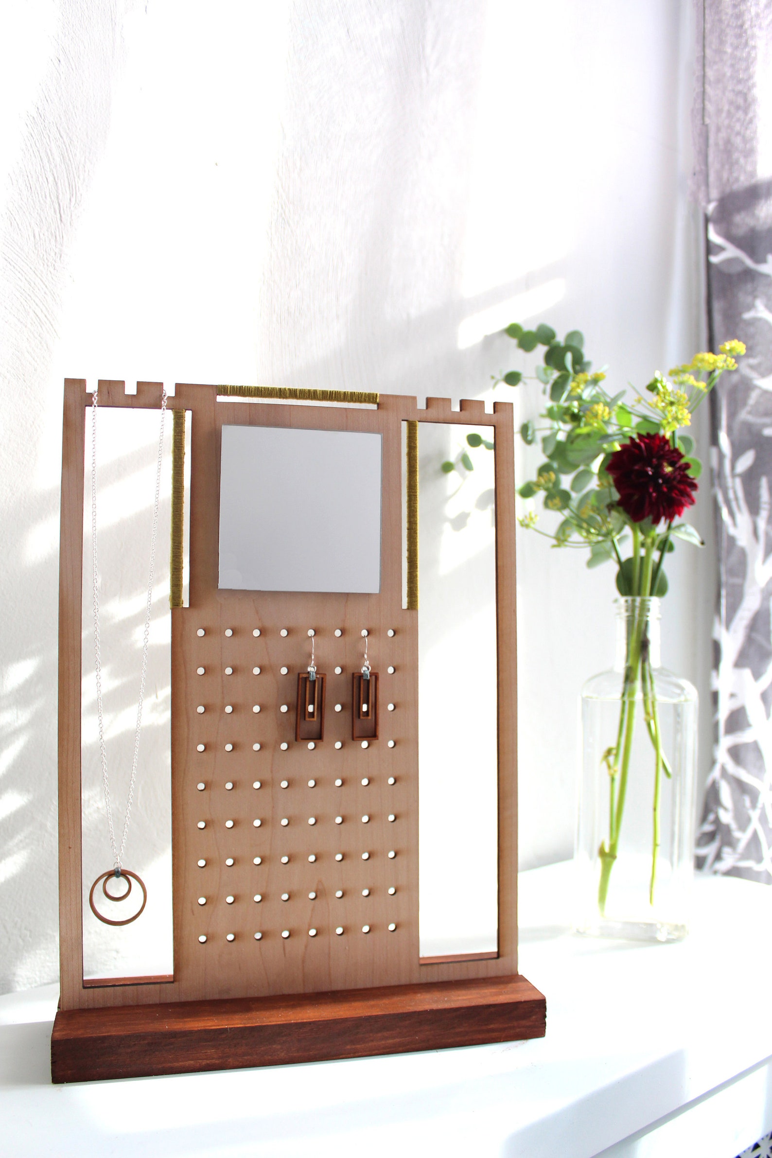 Jewelry Stand 3 Laser Cut Rectangle Jewelry Stand Modern Etsy