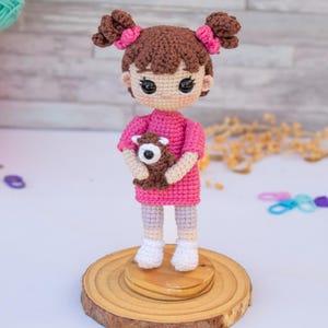 Häkelanleitung Boo Amigurumi, kleines Monster PDF-Anleitung auf Englisch und Spanisch