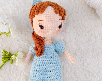 Crochet pattern doll / Daphne amigurumi / amigurumi doll / english / spanish / pattern doll / handmade doll / amigurumi pattern