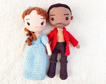 crochet pattern daphne and simon / dolls amigurumi / english / spanish / daphne and simon amigurumi