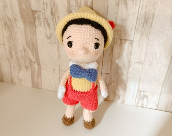 crochet pattern Pinocchio / doll amigurumi / Pinocchio amigurumi / english and spanish