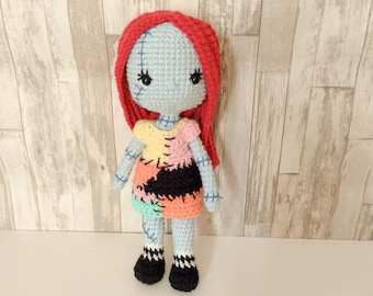 Sally amigurumi / crochet pattern Sally / PDF in English and Spanish / doll halloween amigurumi