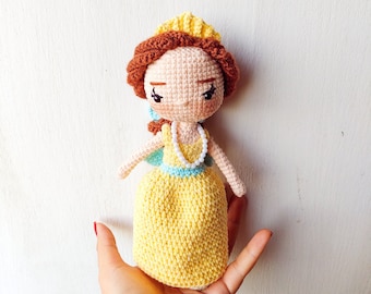 crochet pattern anastasia / doll amigurumi / anastasia amigurumi / PDF english and spanish