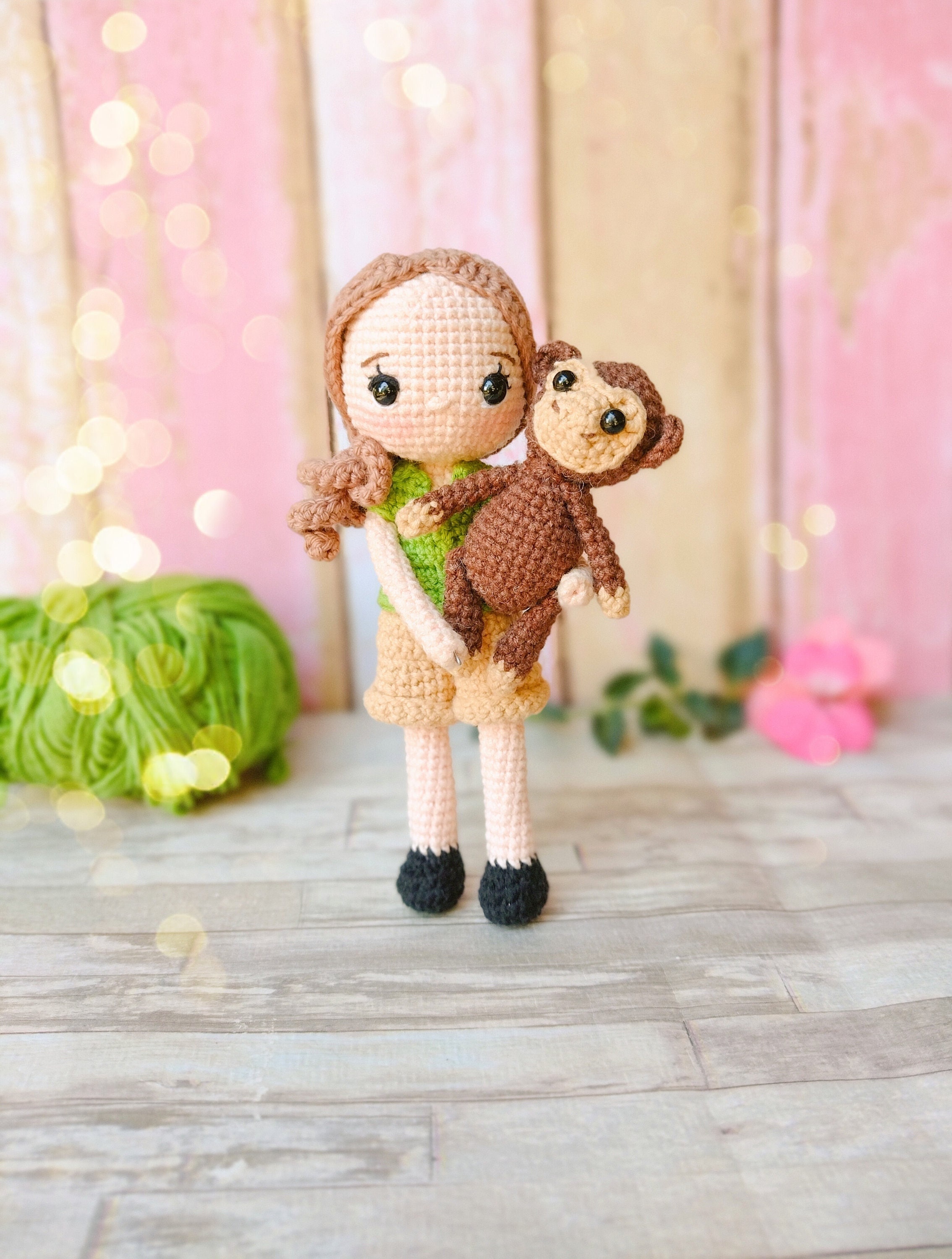 Crochet Pattern Jane/ Doll Jane Amigururmi / PDF in English and