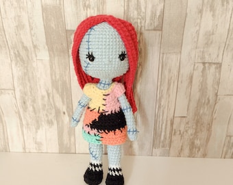 sally amigurumi, finished doll