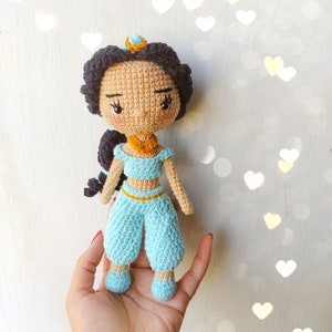 crochet pattern arabian princess / princess amigurumi / doll amigurumi / english /spanish / doll crochet pattern