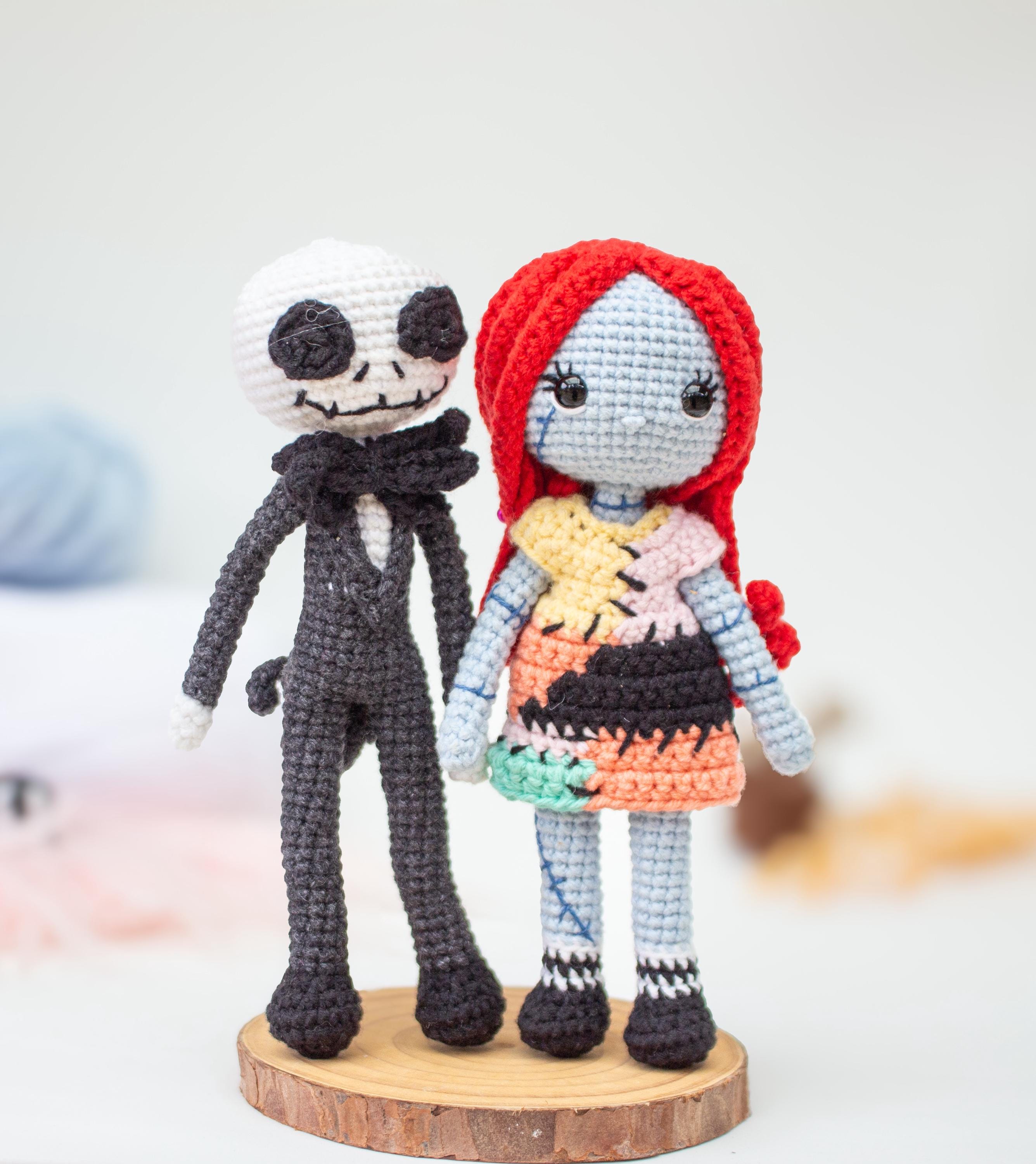 かぎ針編み ジャックとサリー/ハロウィンあみぐるみ/ジャック