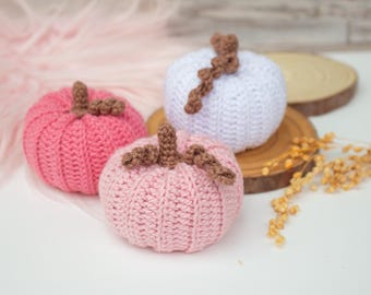 Crochet PATTERN pumpkins, PDF English and spanish