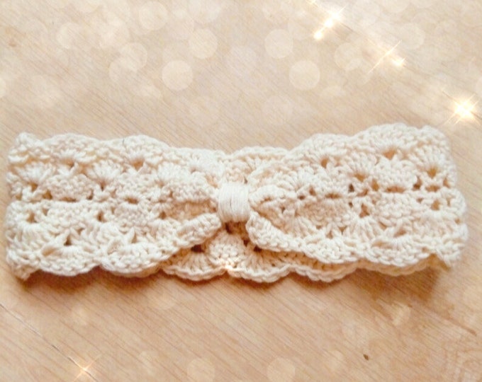 Crochet Pattern Headband/ Baby Headband/ Baby and Toddler/ Crochet