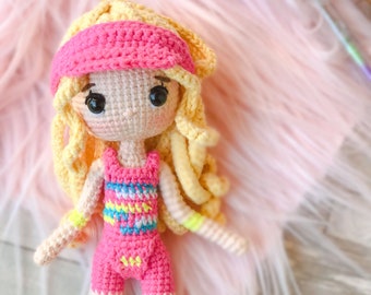 Skater doll amigurumi/ Barbie doll amigurumi/ amigurumi pattern