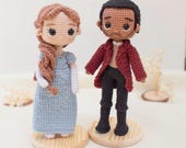 patron crochet de la Duquesa y el Duque amigurumi, PDF en ingles y español
