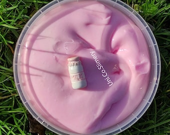 Strawberry milk slime