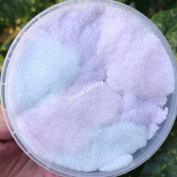 Unicorn Cotton Candy, drizzly cloud slime, free uk shipping,