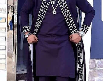 African men's clothing / African fashion/ wedding suit/dashiki / African men's shirt/ vêtement africain/ chemise et pantalon/ Ankara styles