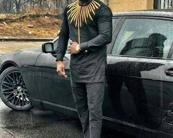 African men clothing, African men outfit, African fashion, African attire, African dashiki.