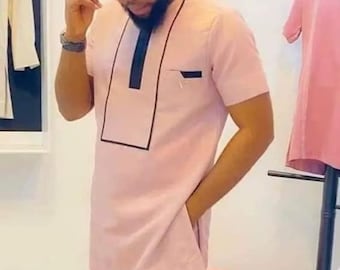 African men clothing, African black suit, African attire, African wedding suit, dashiki for men, men outfit, pant and shirt.