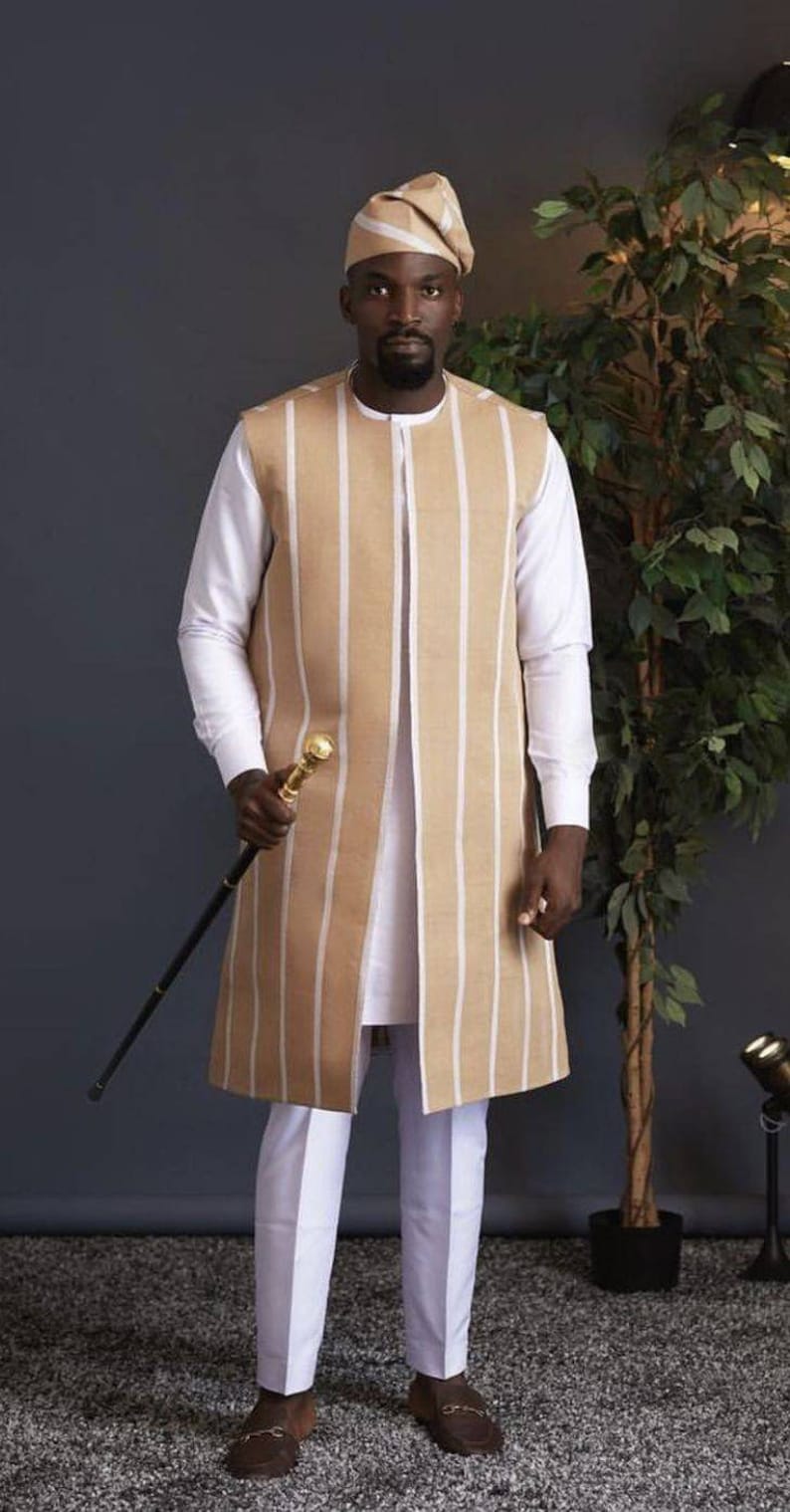 Tade African men suit African wedding suit African groom image 1