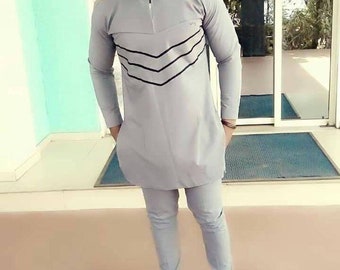 African men clothing, African attire, African wedding suit, African fashion.