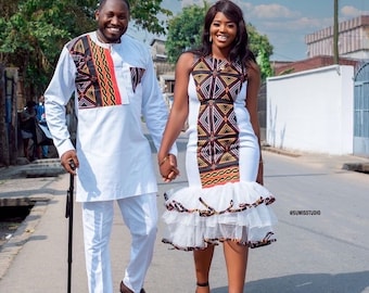 African couples outfits, African couples attire, African men clothing, African women clothing, African fashion.