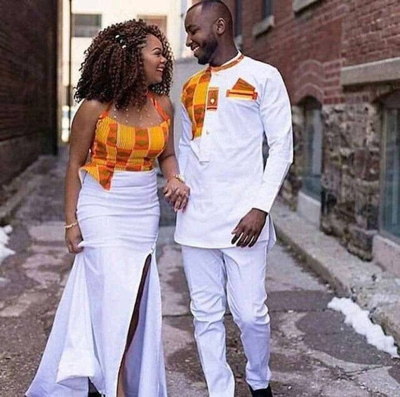 Couples dashiki outfits online