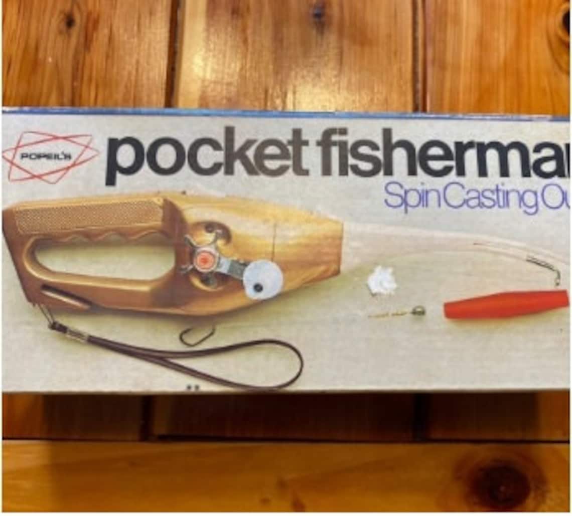 Vintage 1972 Popeil Pocket Fisherman Etsy
