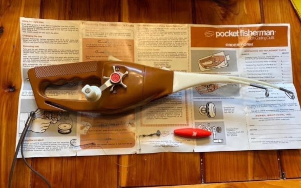 NOS Vintage 1972 Ronco Popeil Pocket Fisherman Etsy