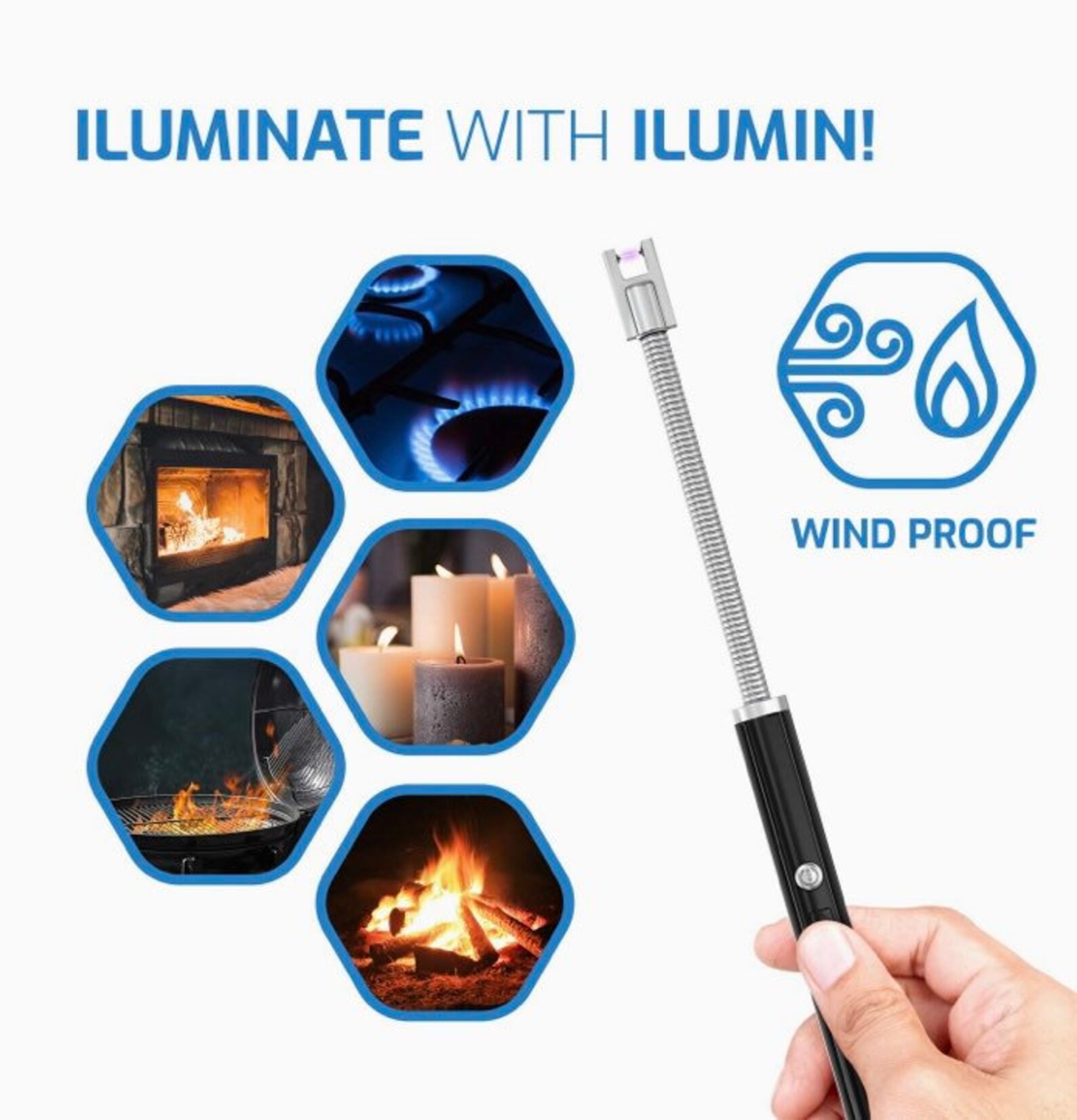 Rechargeable USB Electric Candle Lighter Etsy