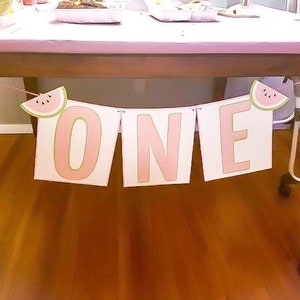 One in a Melon Number One Banner