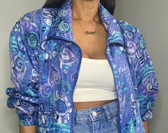 Vintage 1980s Printed Jacket